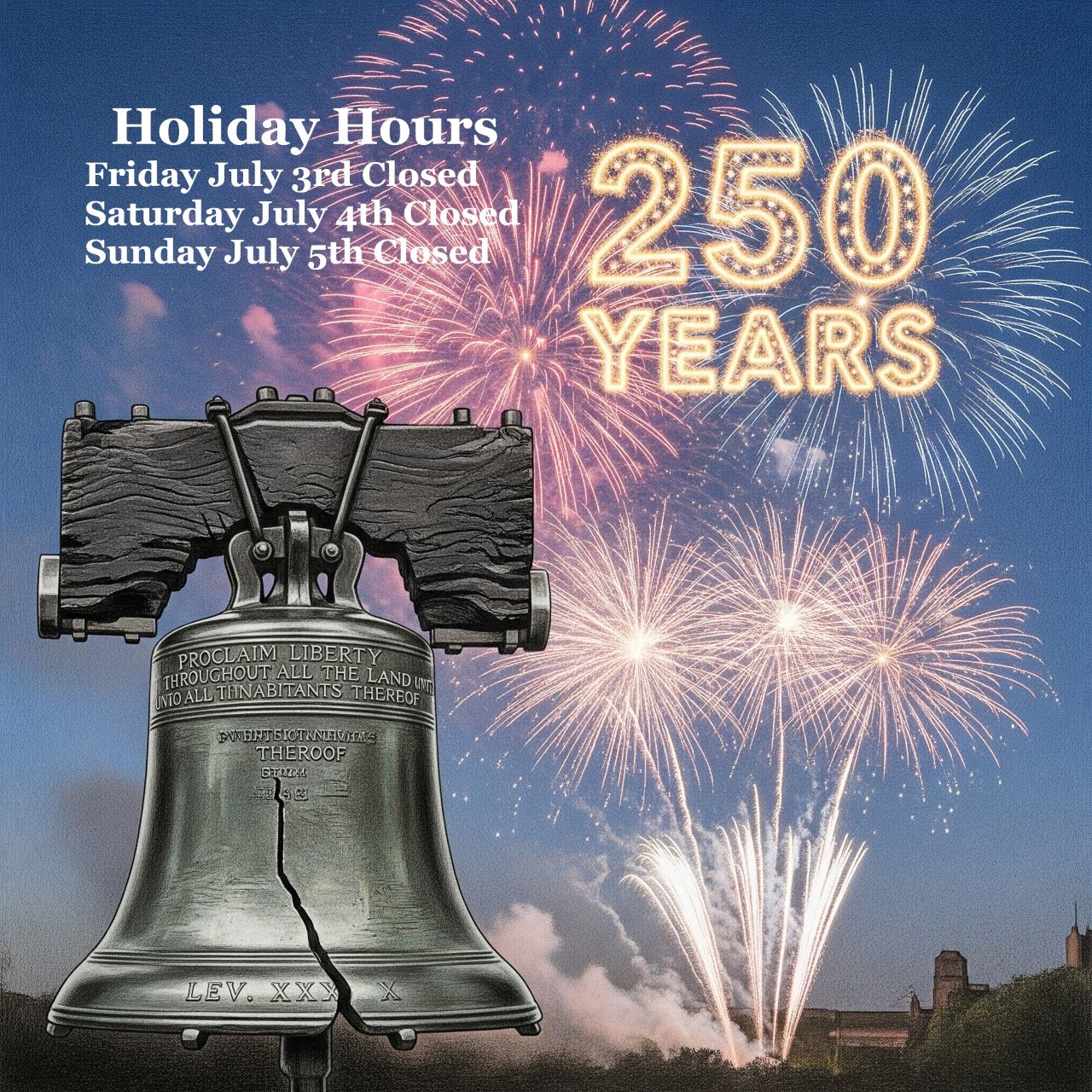 4th of July Weekend Hours